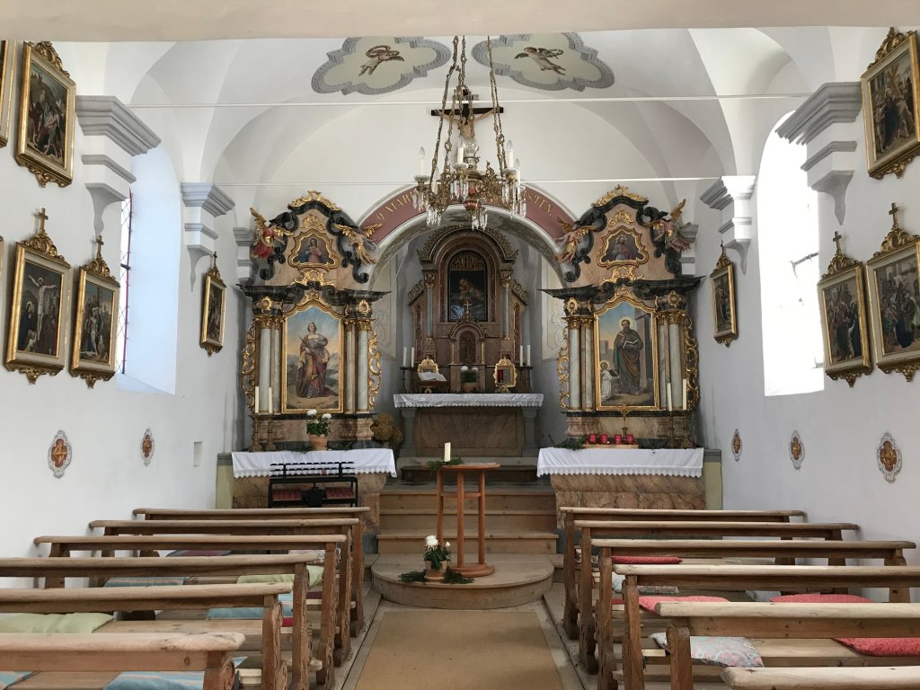 Kapelle Mariahilf, Unterbatschuns, Innenraum
