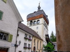 Oberstadt Bregenz mit Martinsturm und Martinskapelle